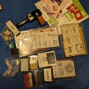 UNUSED, New STAMPIN UP! Authentic, Original Stamp and Ink Sets, Lot